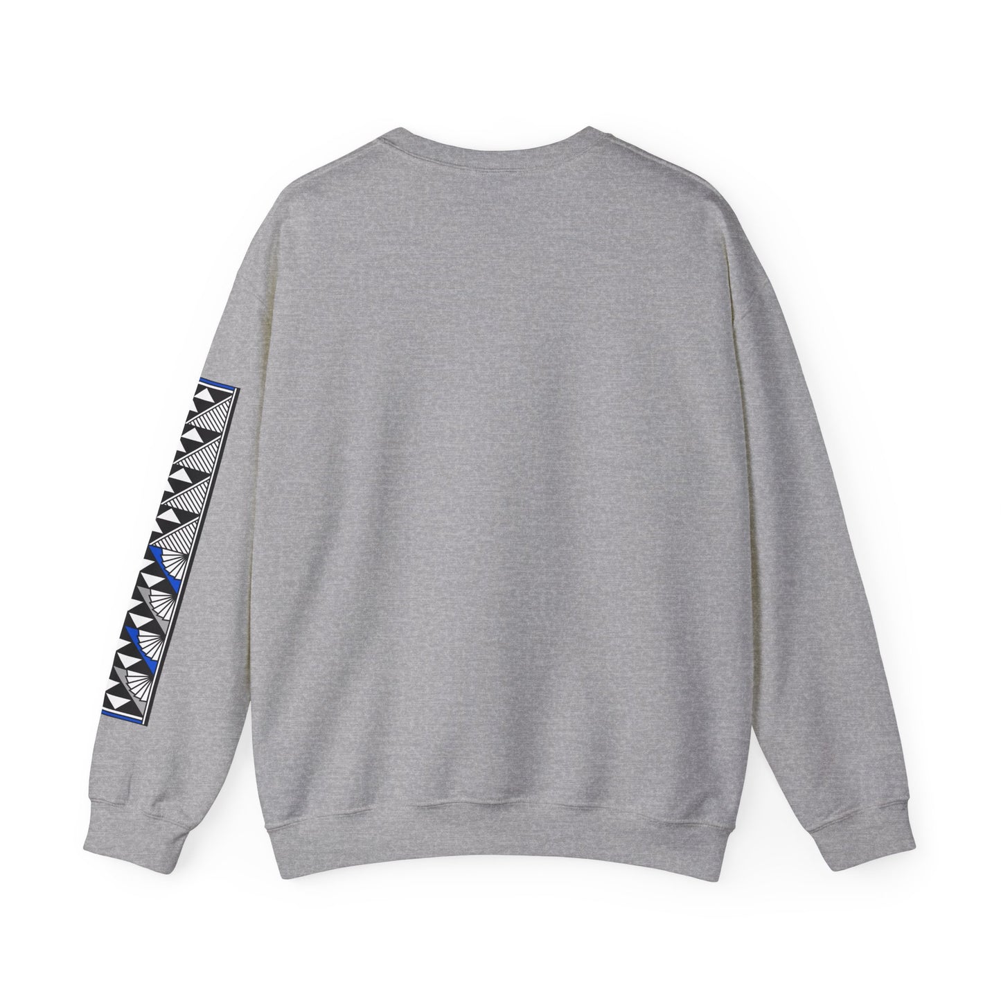 Sun and Rain in Blue/Silver Unisex Sweatshirt