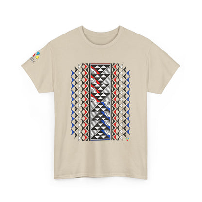 Sun and Rain in Red/White/Blue Gildan Unisex Tee