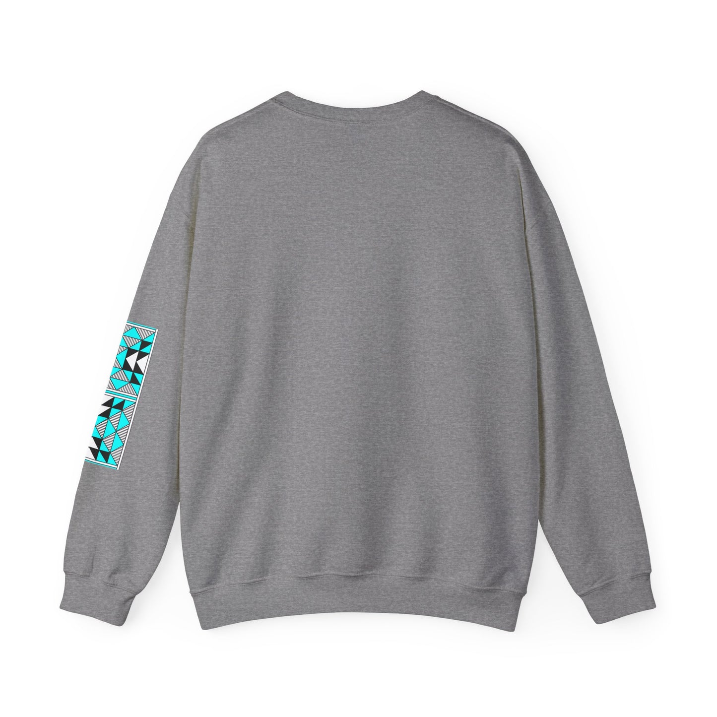 Sacred Mountains in Turquoise Unisex Sweatshirt