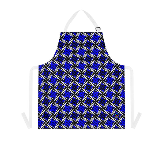 Sacred Winds in Cobalt Two Pocket Apron
