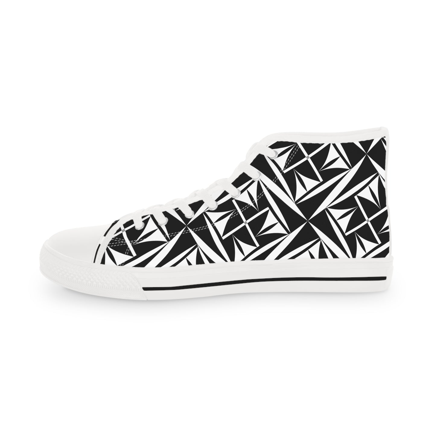 Sacred Winds in B/W High Top Sneakers