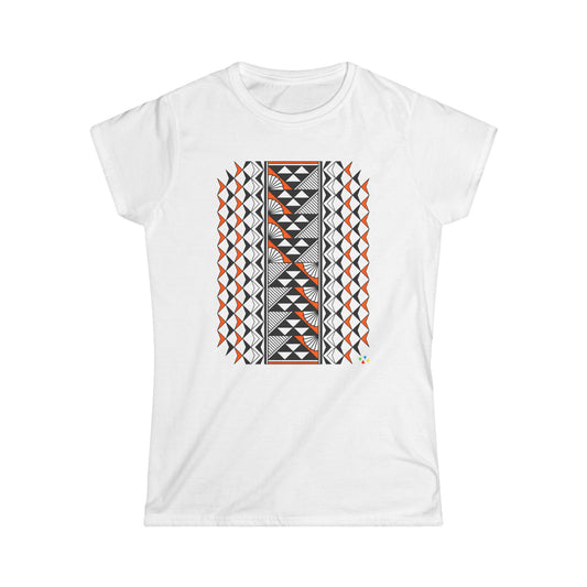 Orange Southwest Sun and Rain Women's Softstyle Tee