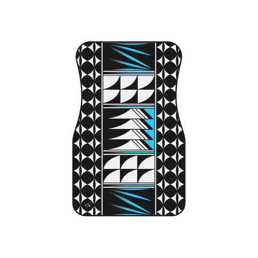Turquoise Native Feather Blessings Car Mats (Set of 4)