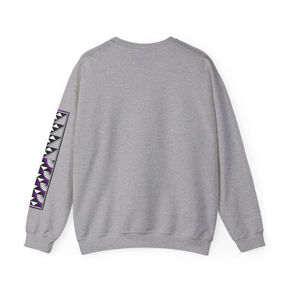 Sun and Rain in Purple Unisex Sweatshirt