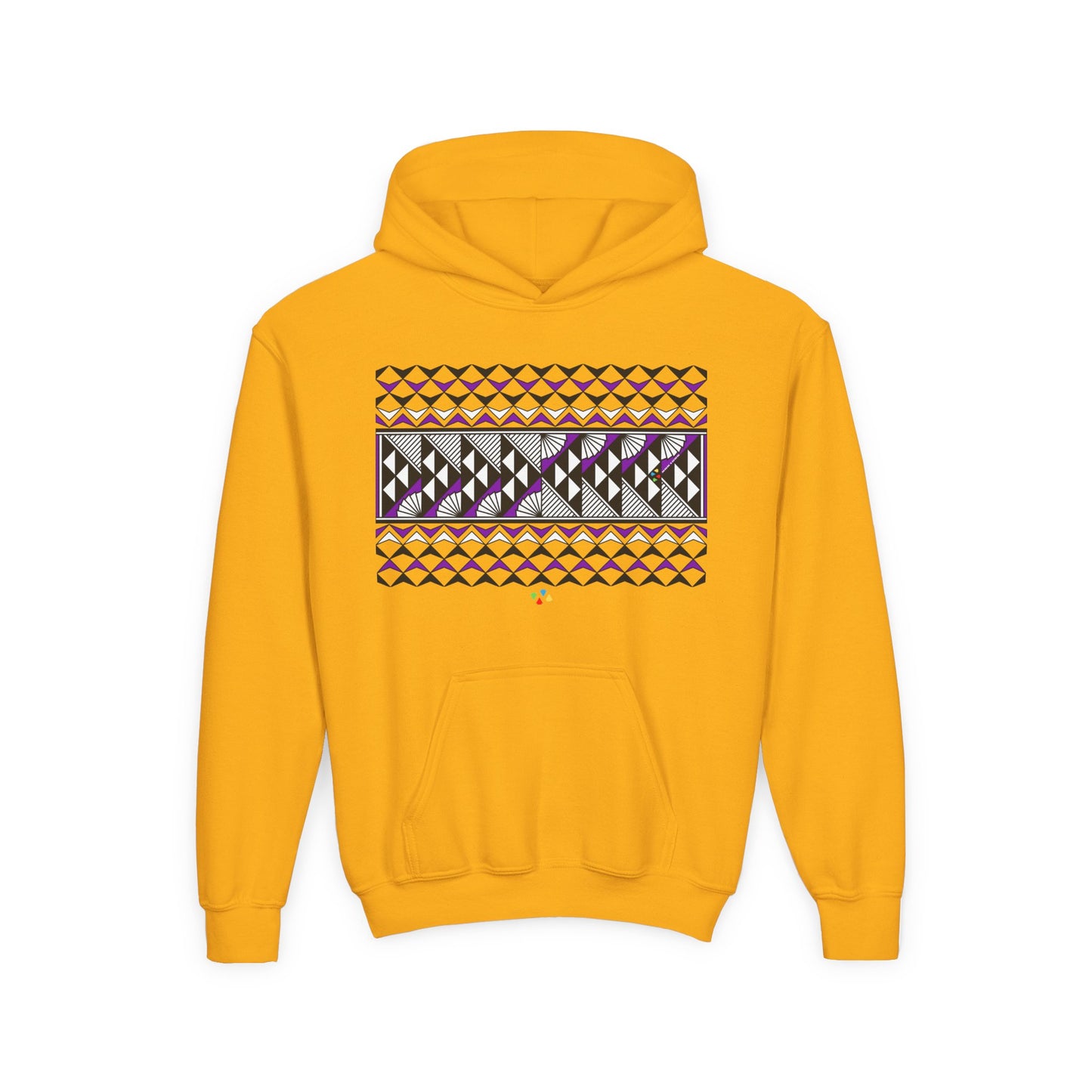 Purple Rain and Sun Youth Heavy Blend Hooded Sweatshirt