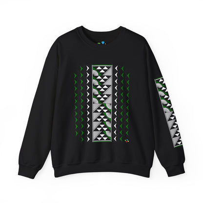 Sun and Rain in Green Unisex Sweatshirt