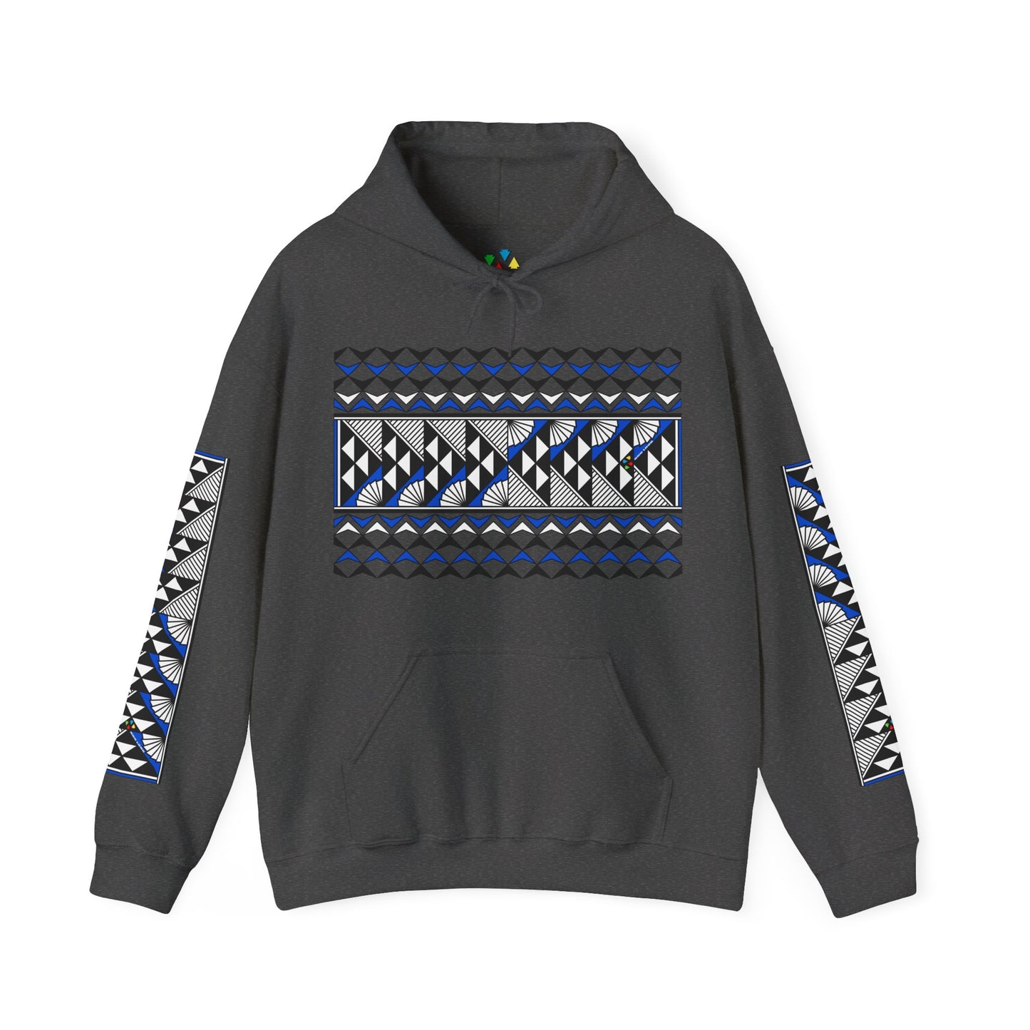 Sun and Rain in Blue Unisex Hoodie