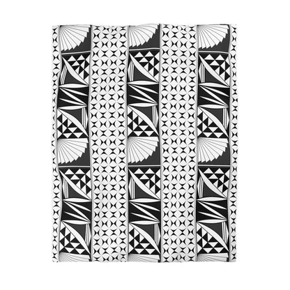 Southwest Sunrise in Charcoal Microfiber Duvet Cover