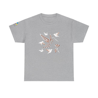 Hummingbird Blessing in Rust Gildan Unisex Tee