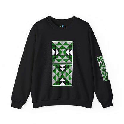 Sacred Mountains in Green Unisex Sweatshirt