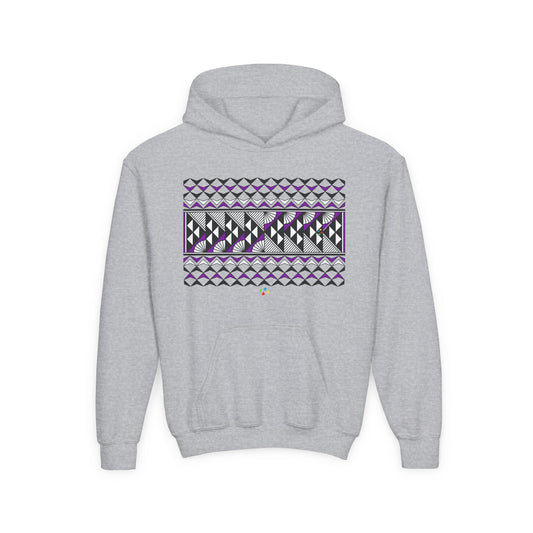 Purple Rain and Sun Youth Heavy Blend Hooded Sweatshirt