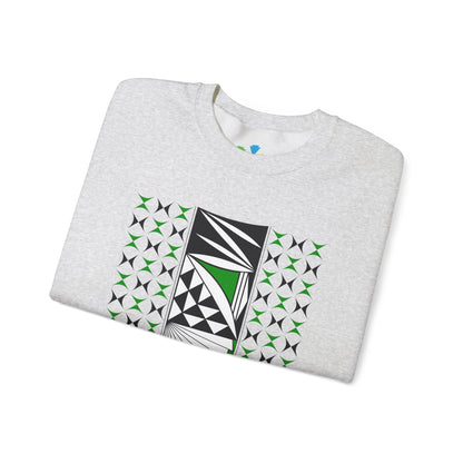 Southwest Sunrise in Green Unisex Sweatshirt