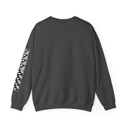 Sun and Rain in Green Unisex Sweatshirt