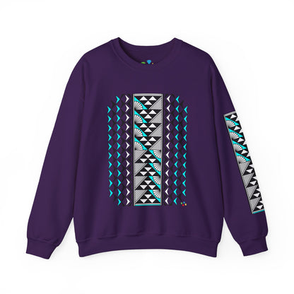 Sun and Rain in Turquoise Unisex Sweatshirt