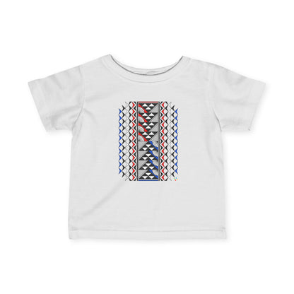 Red, White, and Blue Sun and Rain Infant Fine Jersey Tee