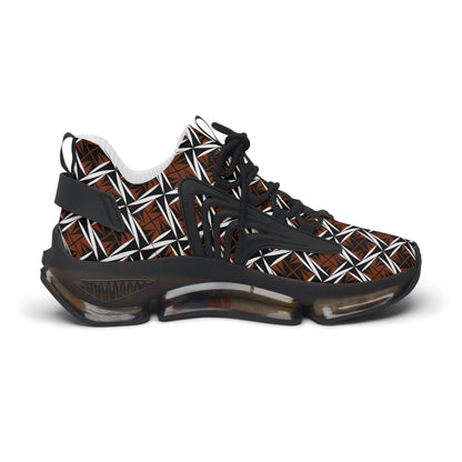 Sacred Winds in Rust Women's Mesh Sneakers