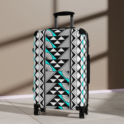 Southwest Rain and Sun in Turquoise Suitcases