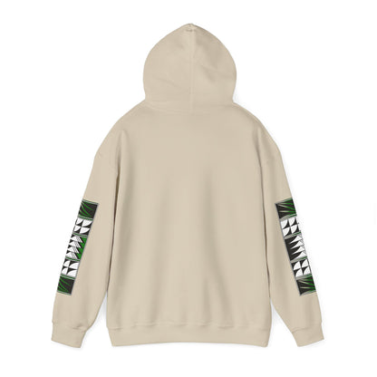 Blessed Feathers in Green Unisex Hoodie