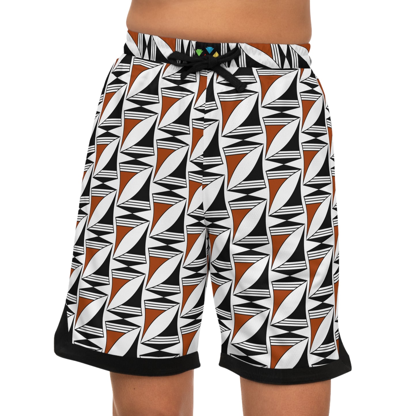 Sacred Sun and Moon Basketball Rib Shorts