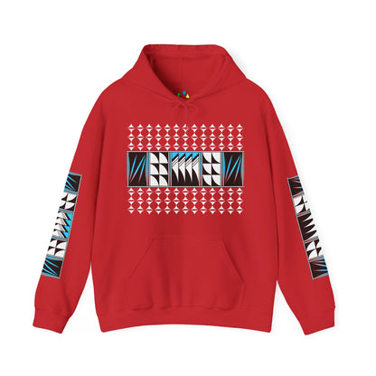 Blessed Feathers in Turquoise Unisex Hoodie