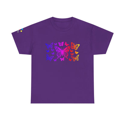 Rainbow Butterfly Dance Gildan Unisex Tee