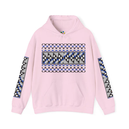 Sun and Rain in Blue Unisex Hoodie