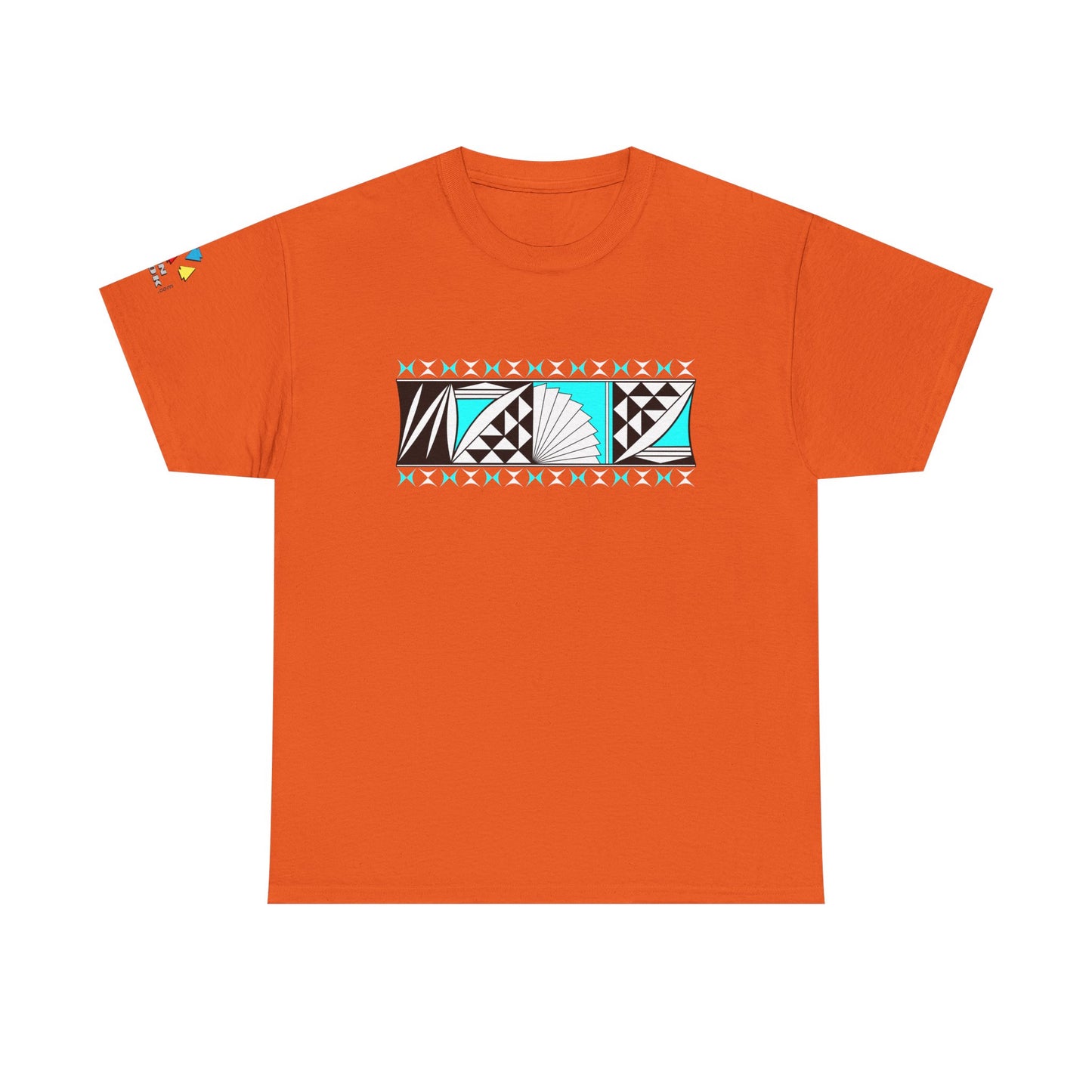 Southwest Sunrise 2 in Turquoise Gildan Unisex Tee