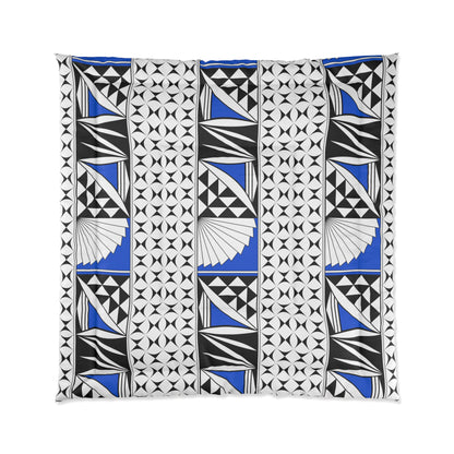 Southwest Sunrise in Blue Comforter