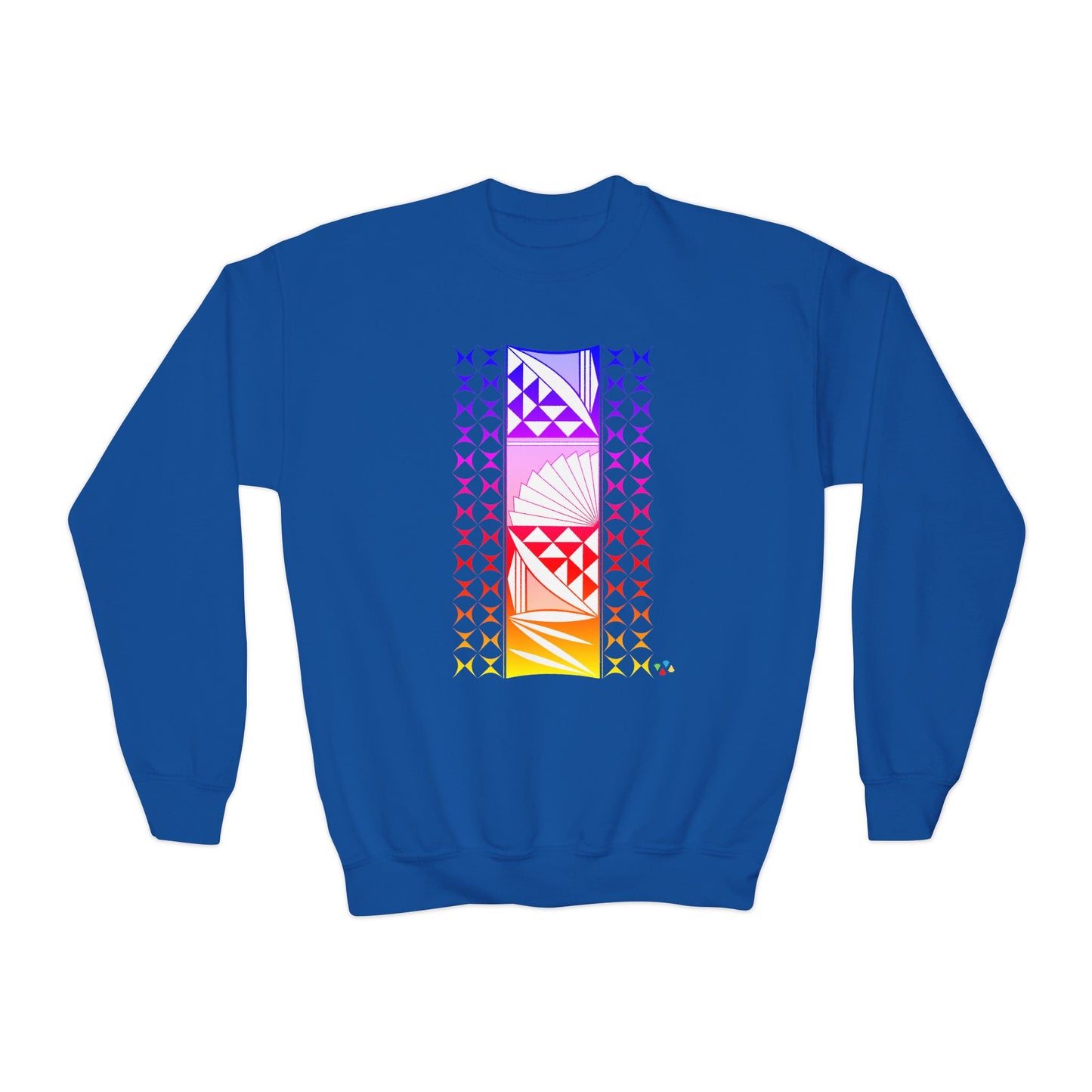 Rainbow Sunrise Youth Crewneck Sweatshirt