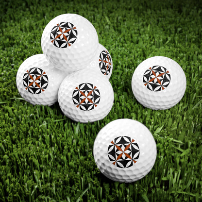 Native Snowflake 2 Golf Balls, 6pcs