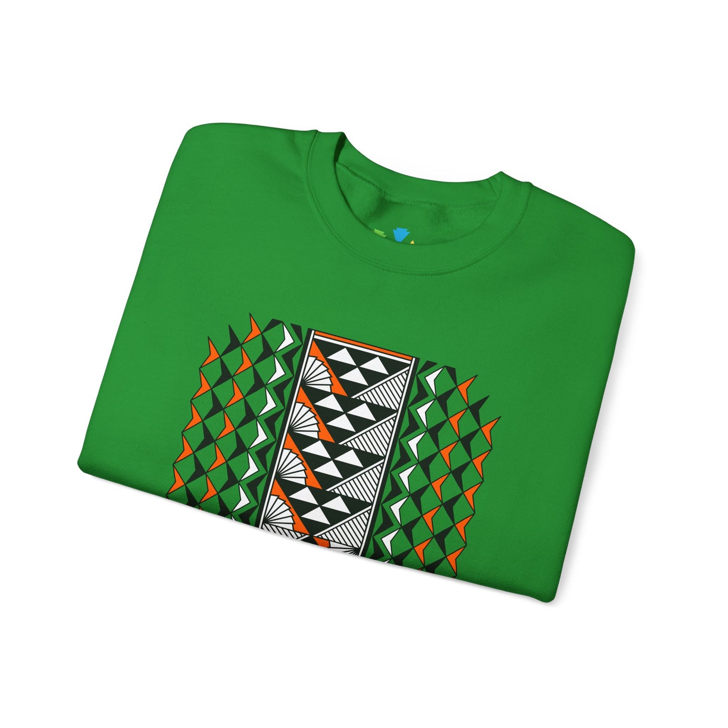Sun and Rain in Orange Unisex Sweatshirt