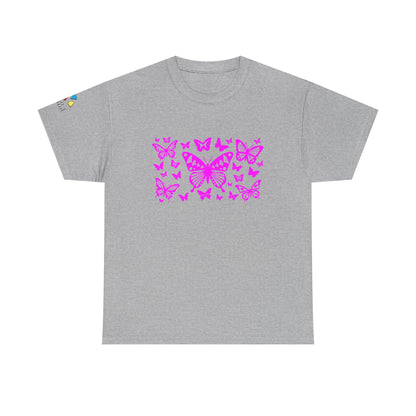 Butterfly Dance in Pink Gildan Unisex Tee
