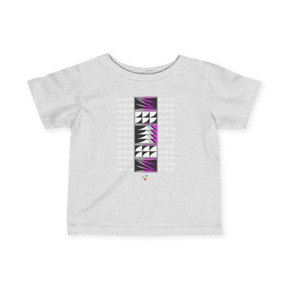 Pink Feather Blessings Infant Fine Jersey Tee