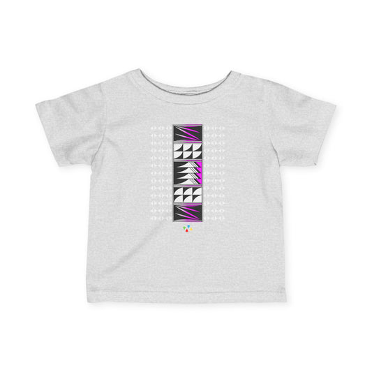 Pink Feather Blessings Infant Fine Jersey Tee