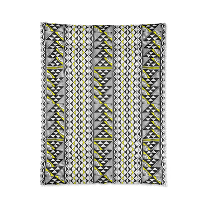 Southwest Rain and Sun in Yellow Comforter