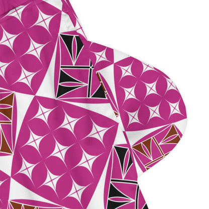 Sacred Universe in Pink Basketball Rib Shorts