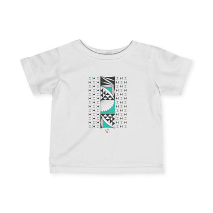 Aqua Southwest Sunrise Infant Fine Jersey Tee