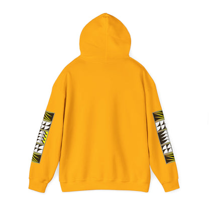 Blessed Feathers in Yellow Unisex Hoodie