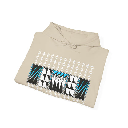 Blessed Feathers in Turquoise Unisex Hoodie