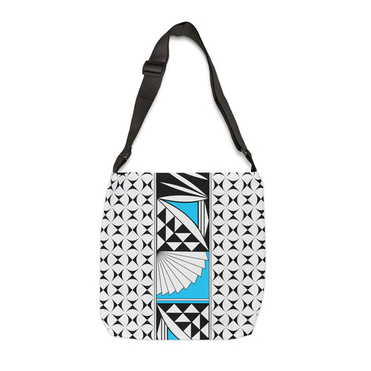Turquoise Southwest Sunrise Adjustable Tote Bag