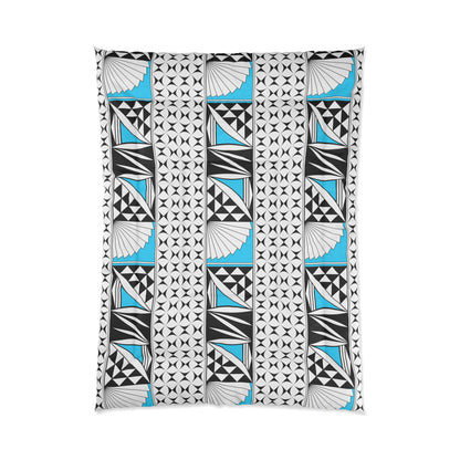 Southwest Sunrise in Turquoise Comforter