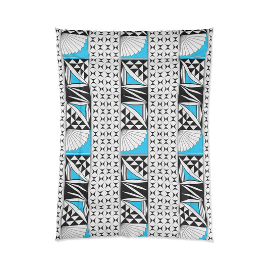 Southwest Sunrise in Turquoise Comforter