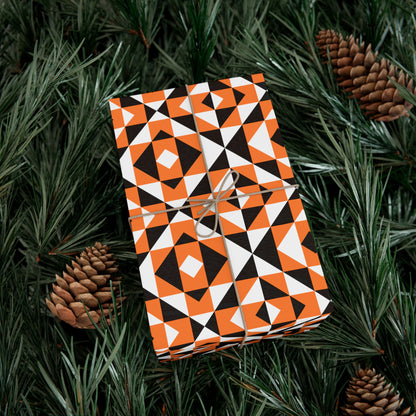 Orange Sacred Mountains Gift Wrap Papers