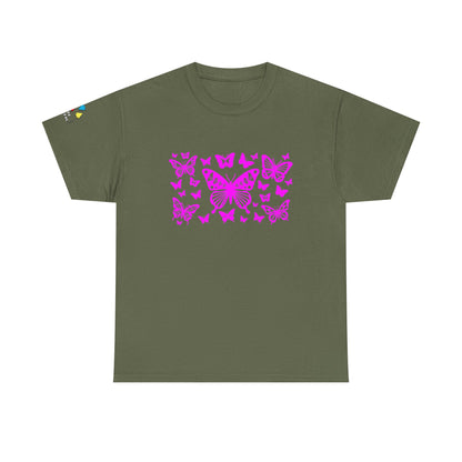Butterfly Dance in Pink Gildan Unisex Tee