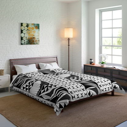 Southwest Sunrise in Charcoal Comforter