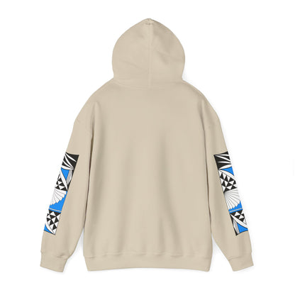 Southwest Sunrise in Sky Blue Unisex Hoodie