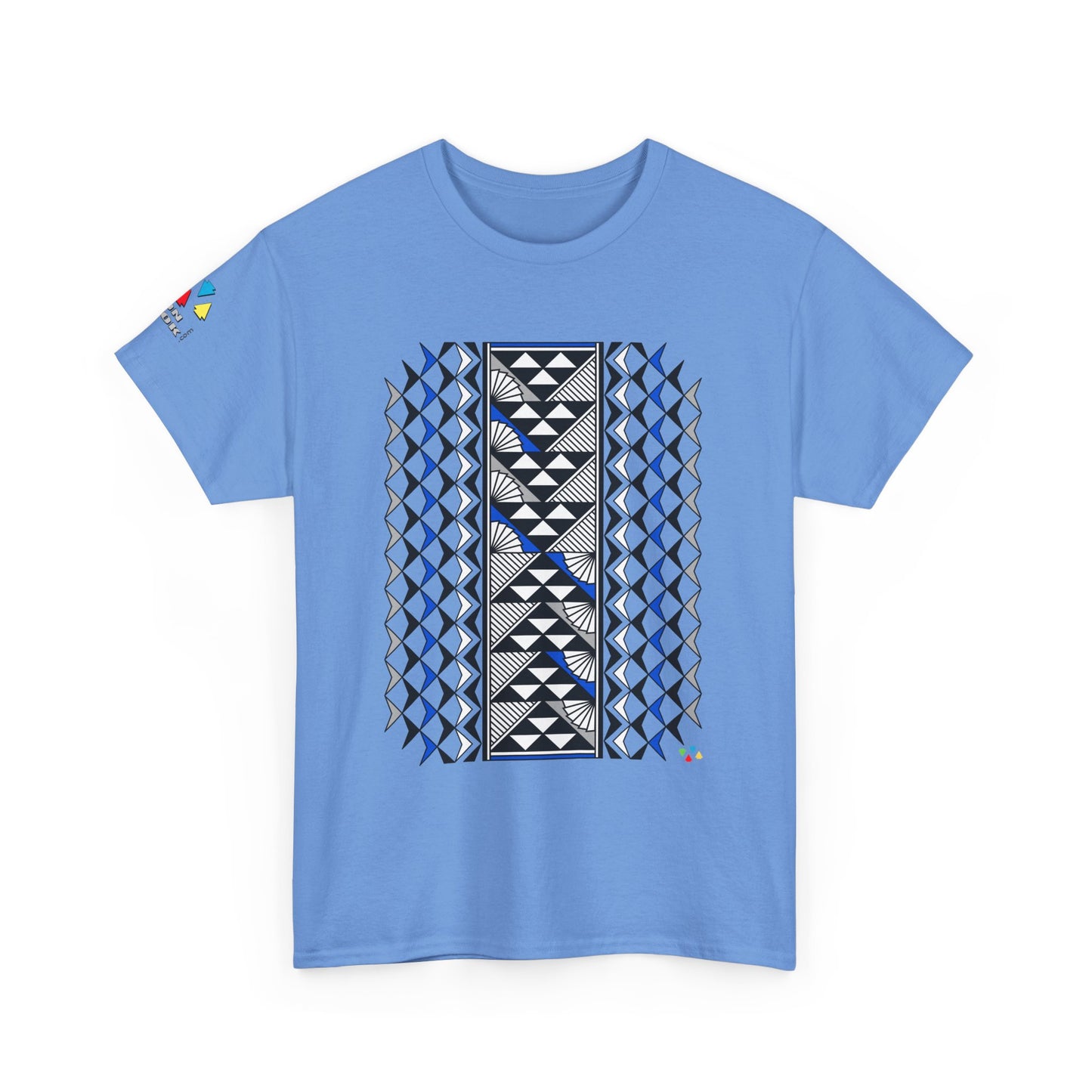 Sun and Rain in Blue/Silver Gildan Unisex Tee
