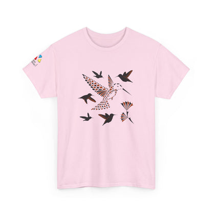 Hummingbird Blessing in Rust Gildan Unisex Tee