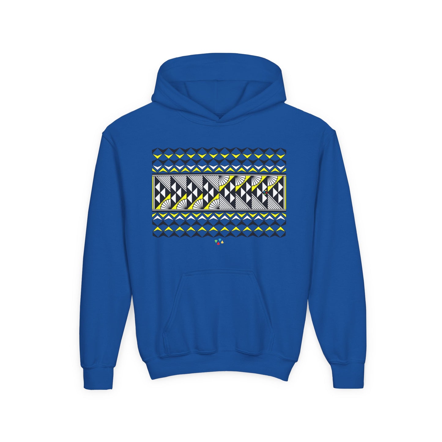 Yellow Rain and Sun Youth Heavy Blend Hooded Sweatshirt