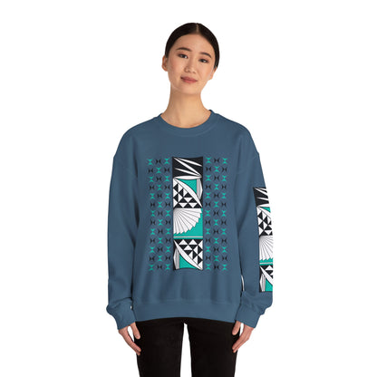 Southwest Sunrise in Aqua Unisex Sweatshirt